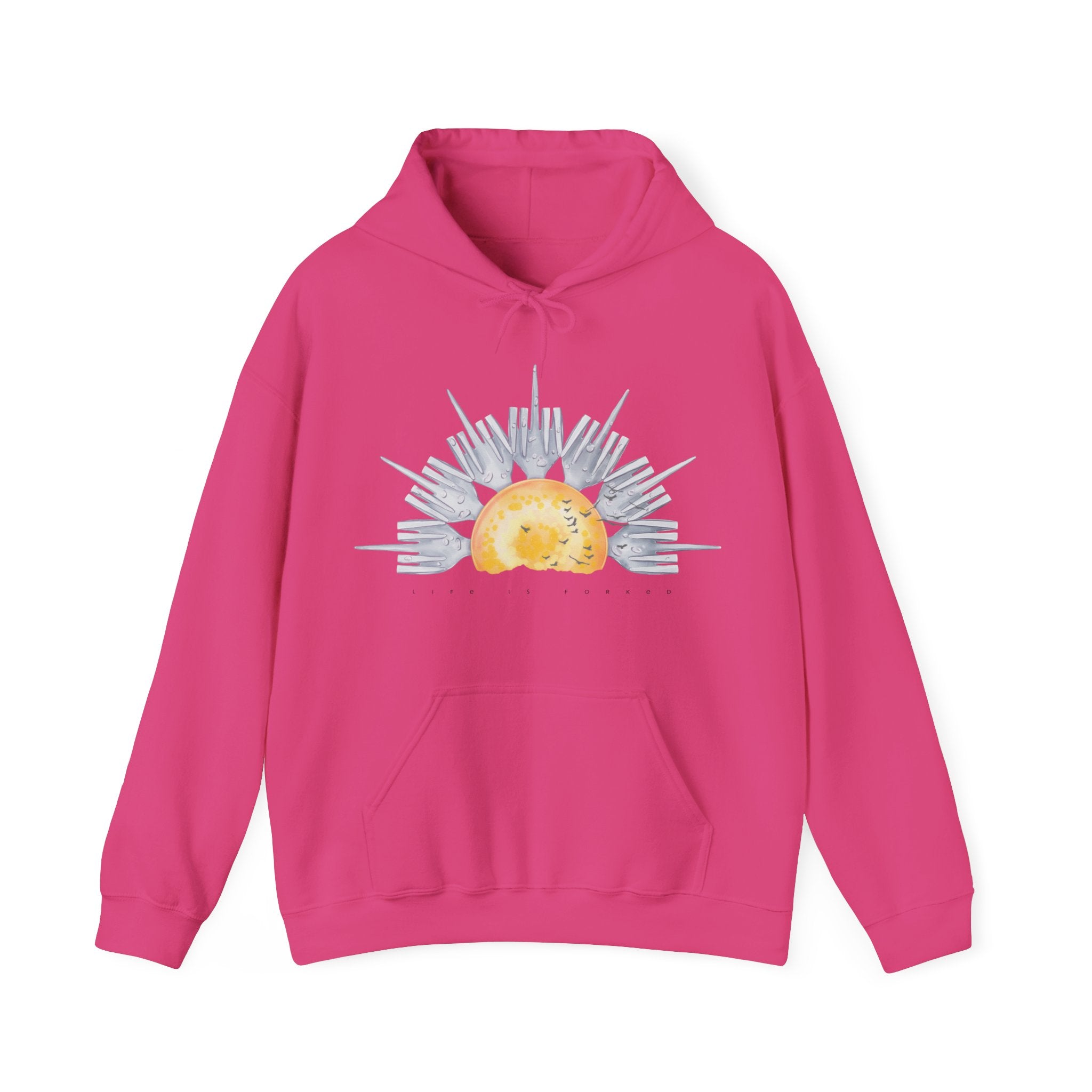 Life is Forked: Forking Watercolor Hoodie