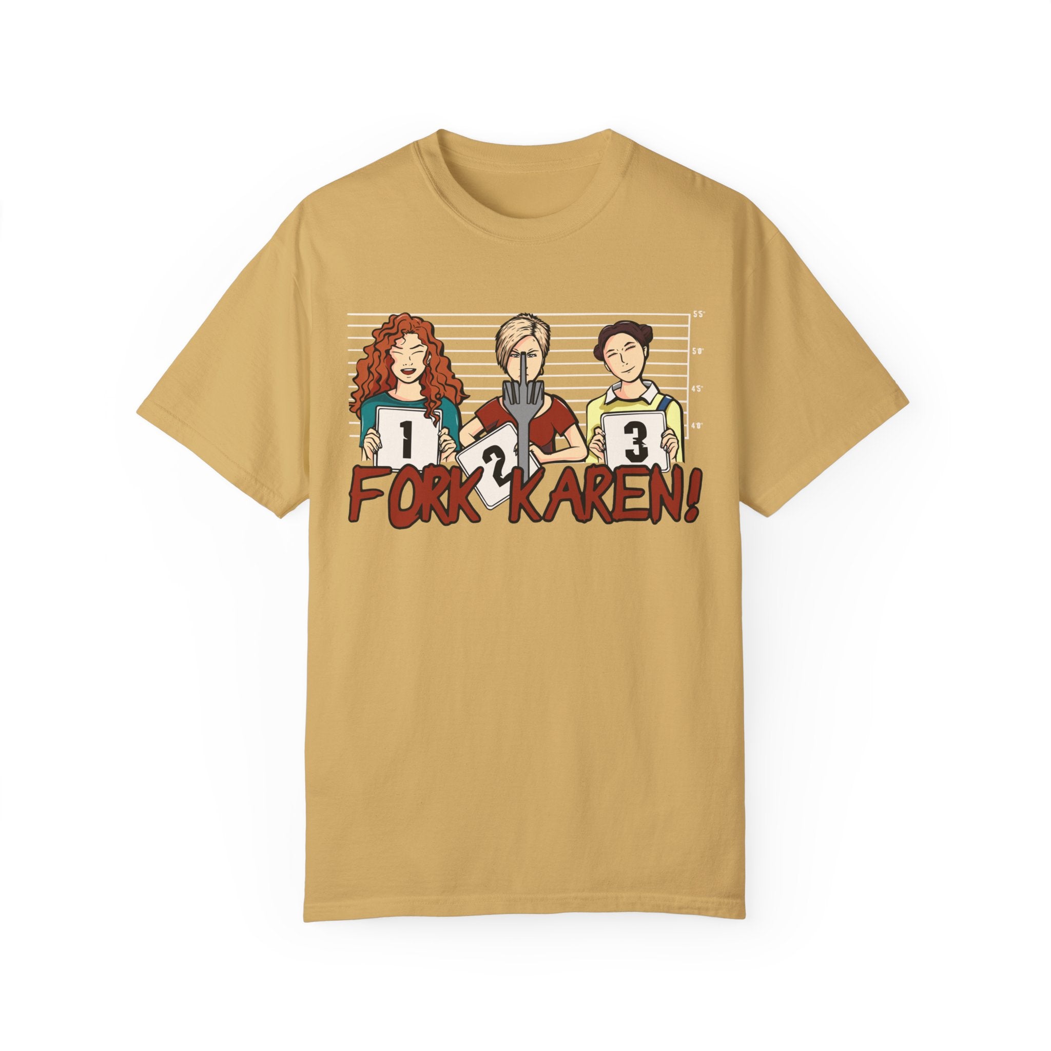 Fork Karen Police Lineup T-Shirt