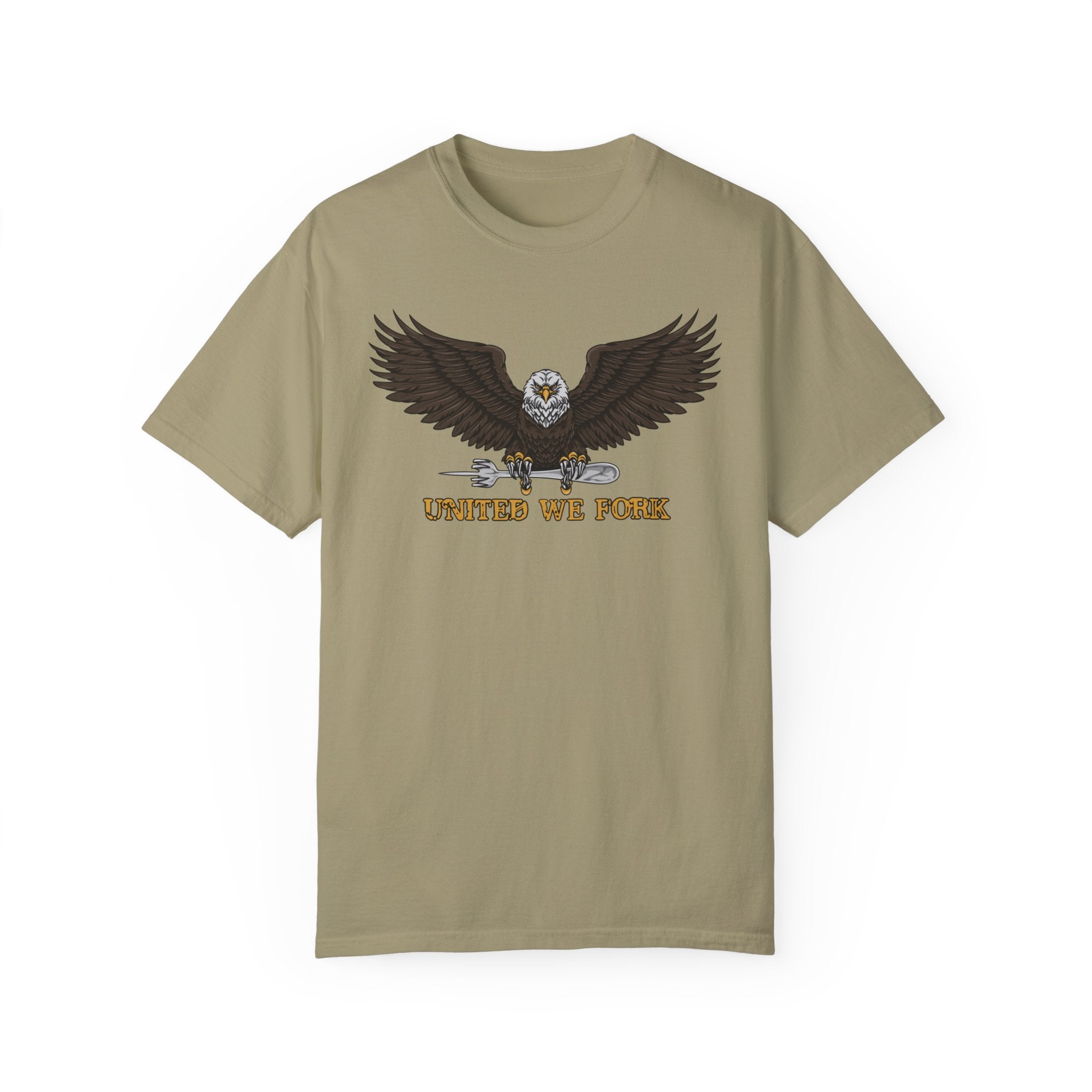 United We Fork Bald Eagle T-Shirt