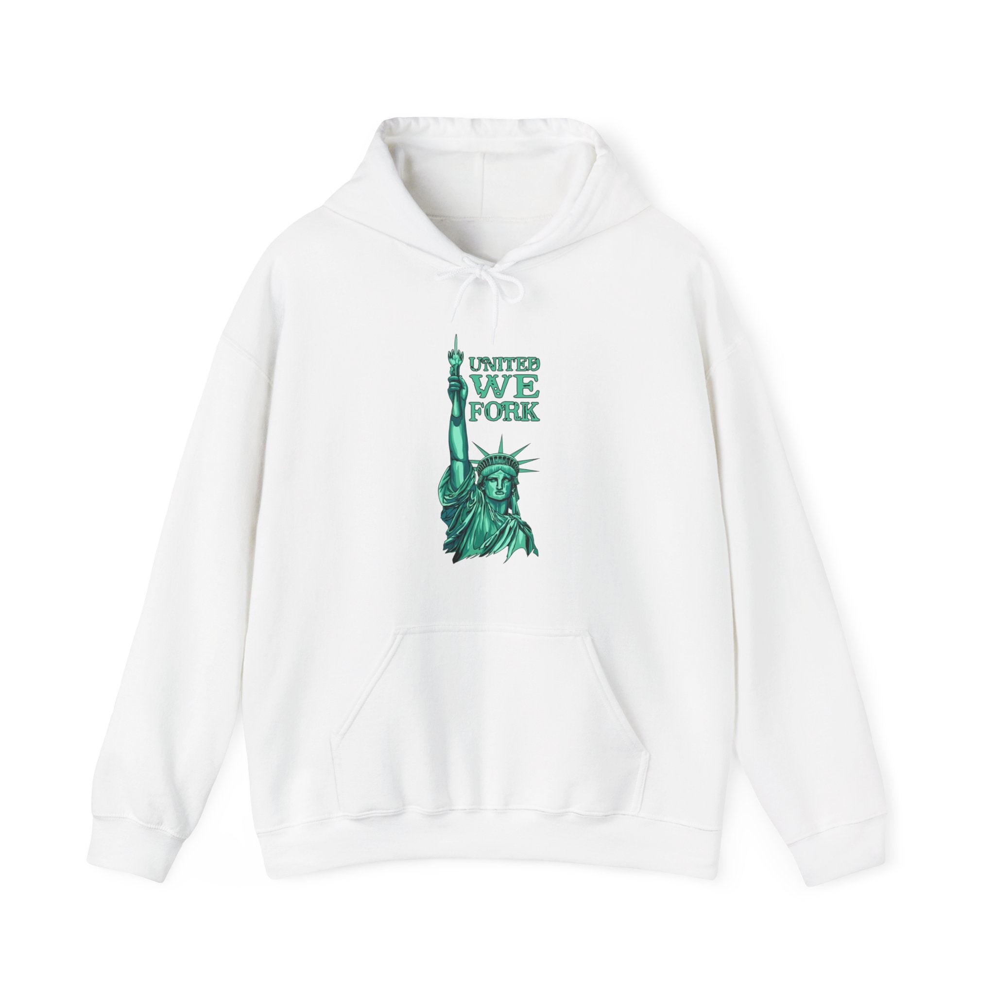 United We Fork Statue of Liberty Hoodie