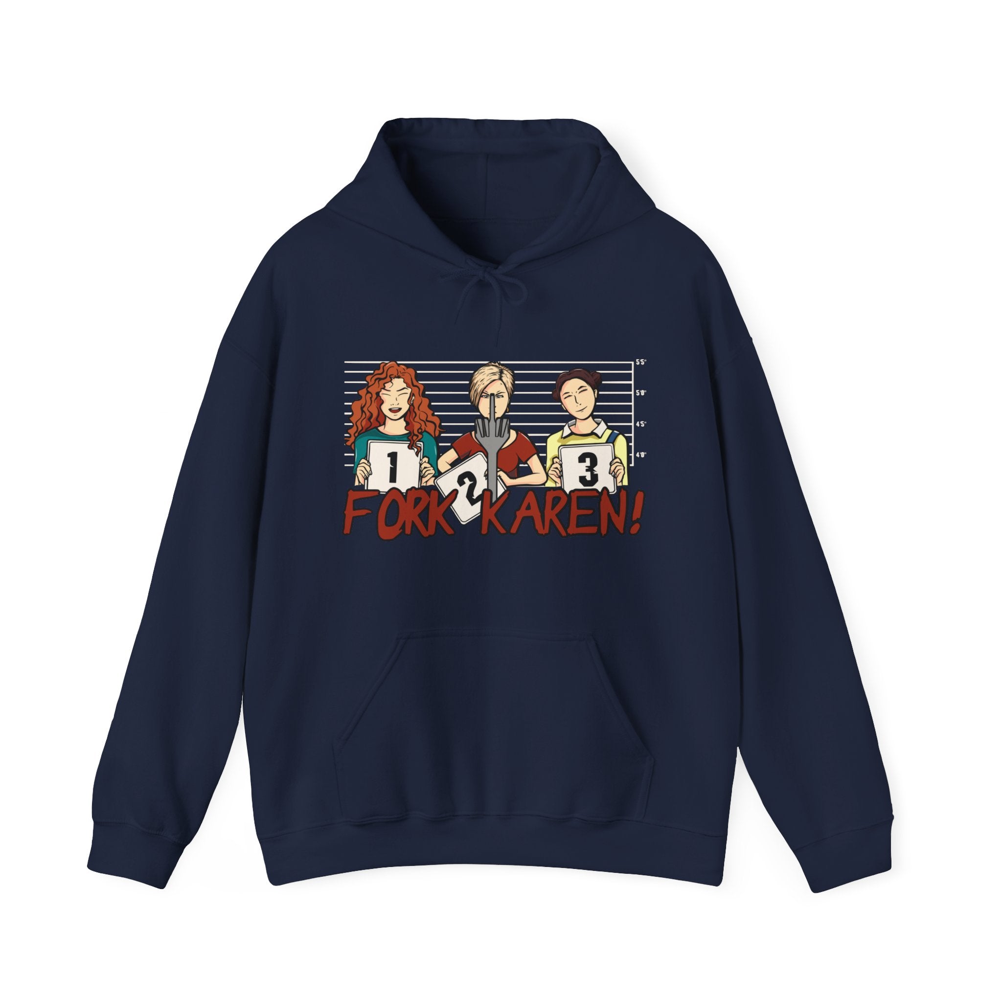 Fork Karen Police Lineup Hoodie