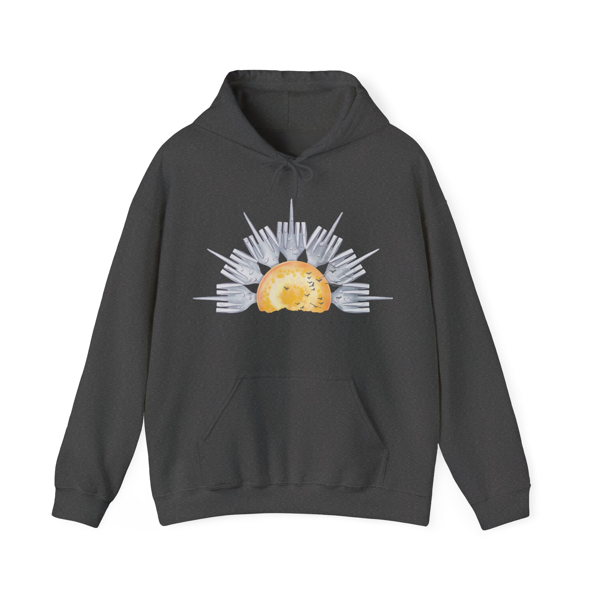 Life is Forked: Forking Watercolor Hoodie