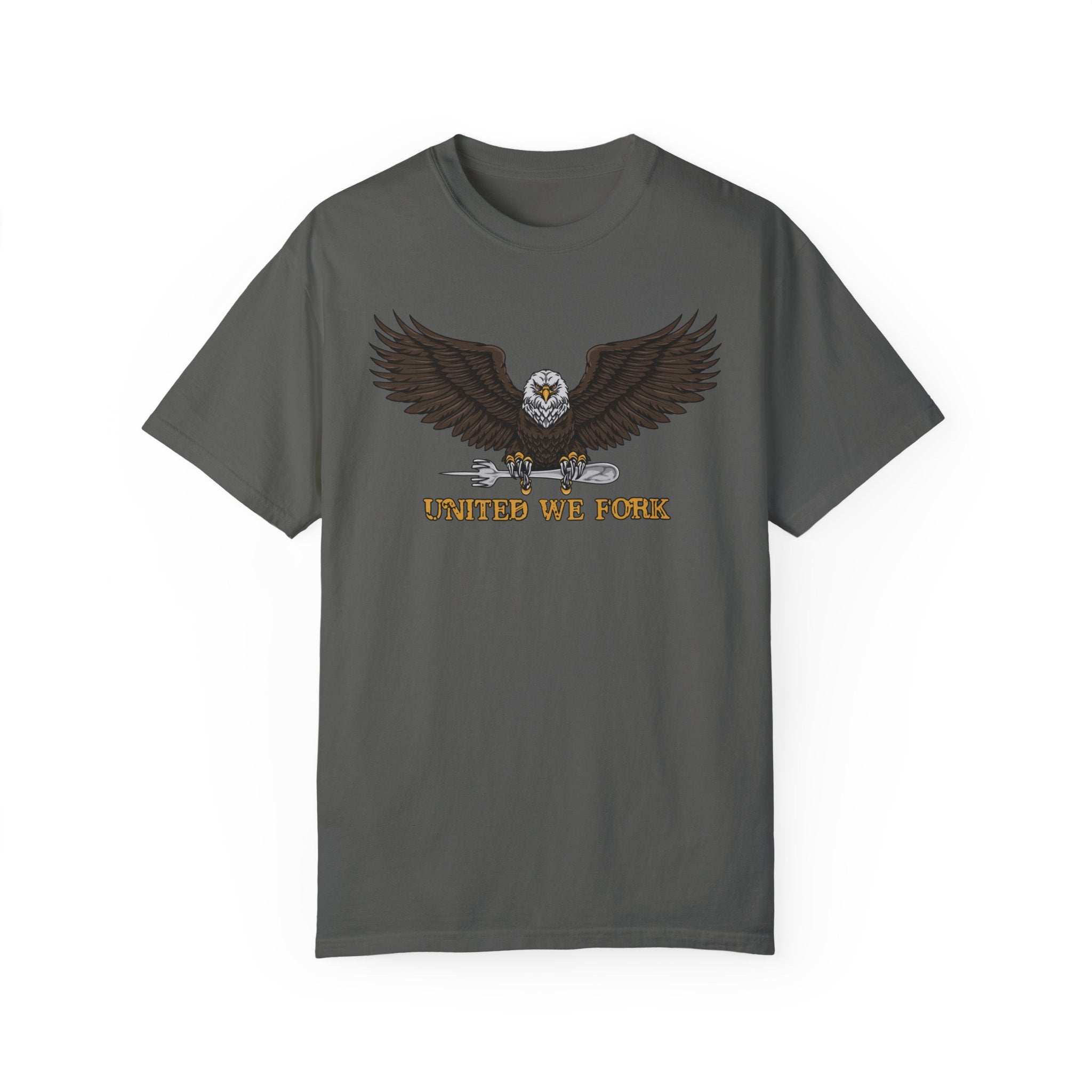 United We Fork Bald Eagle T-Shirt