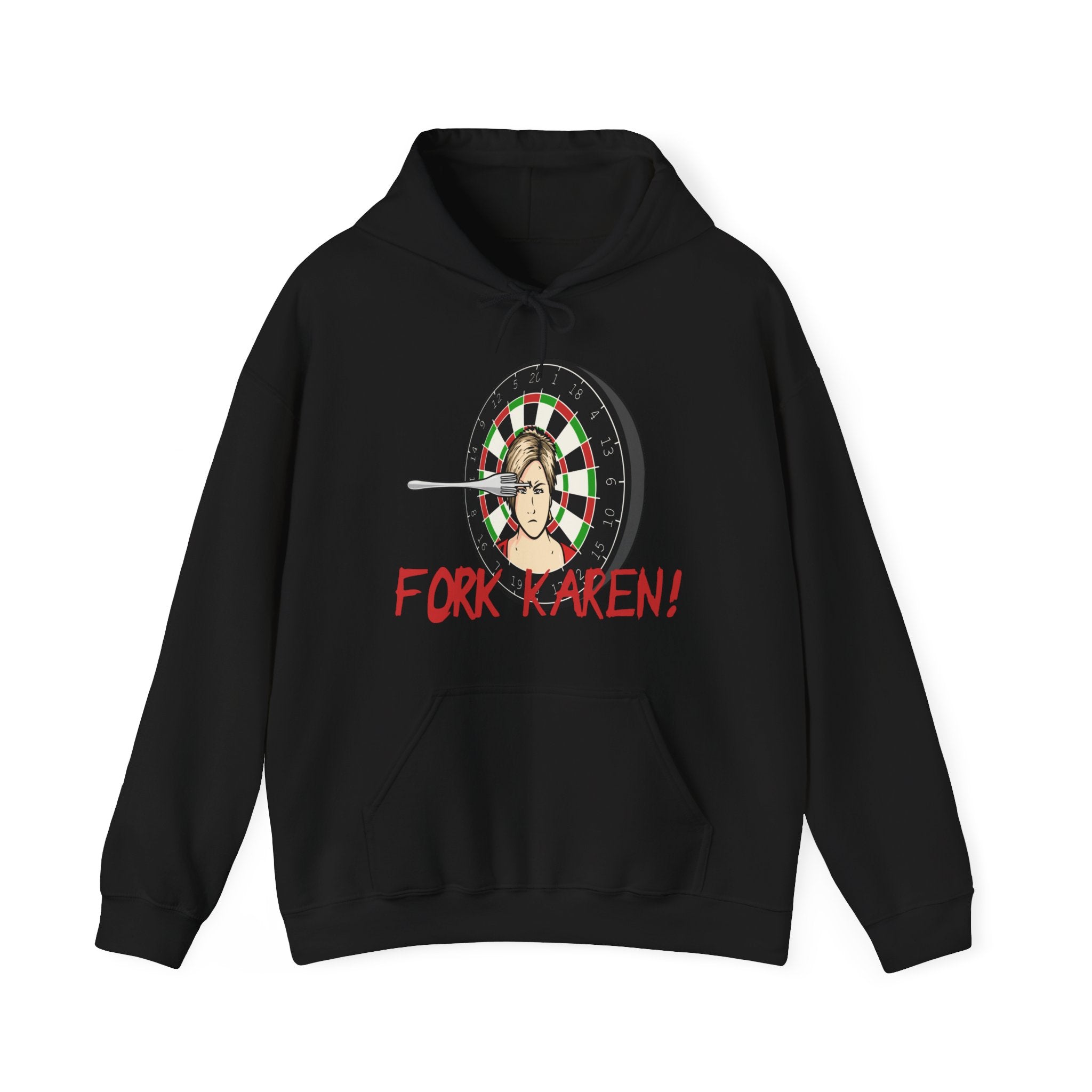 Fork Karen Dartboard Hoodie