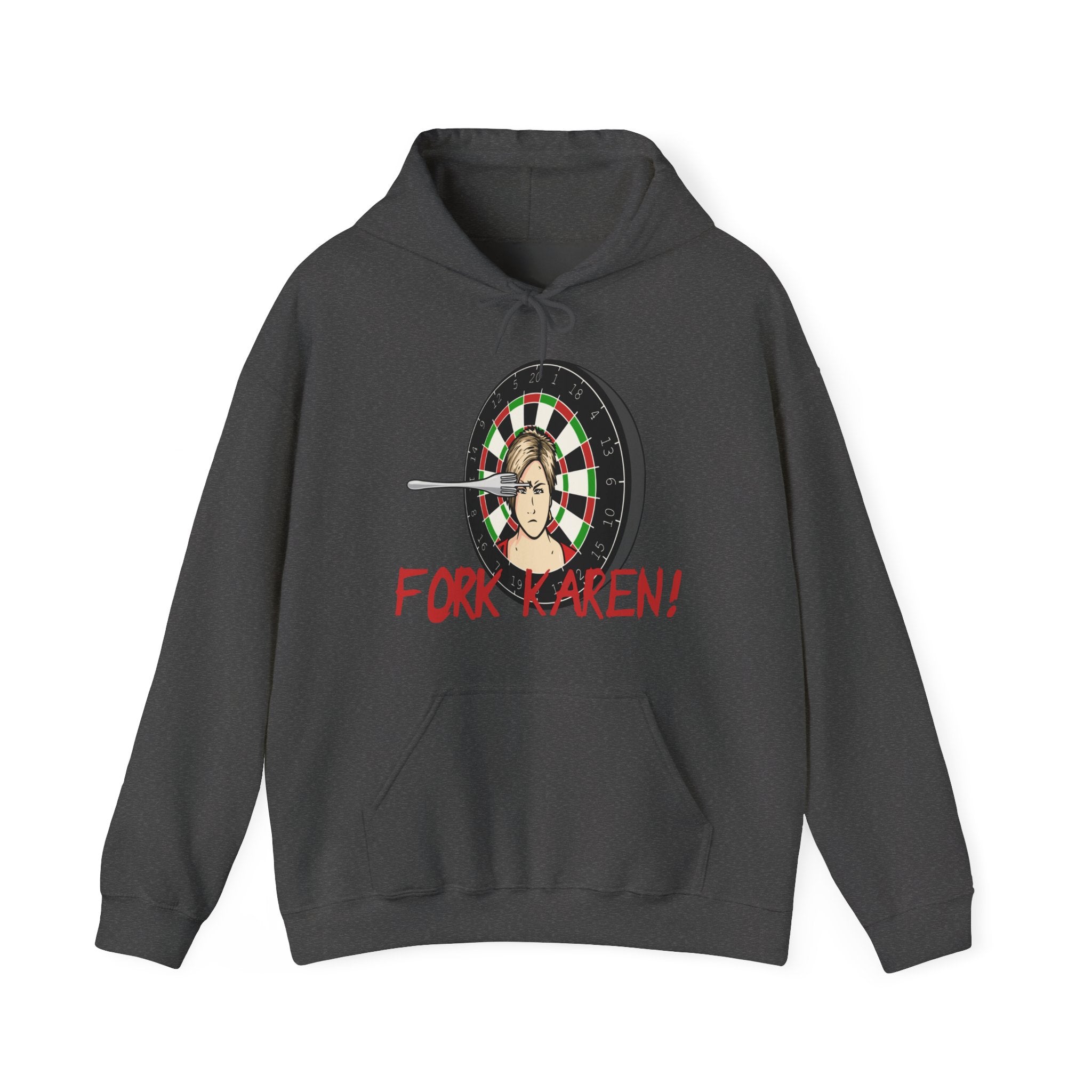 Fork Karen Dartboard Hoodie