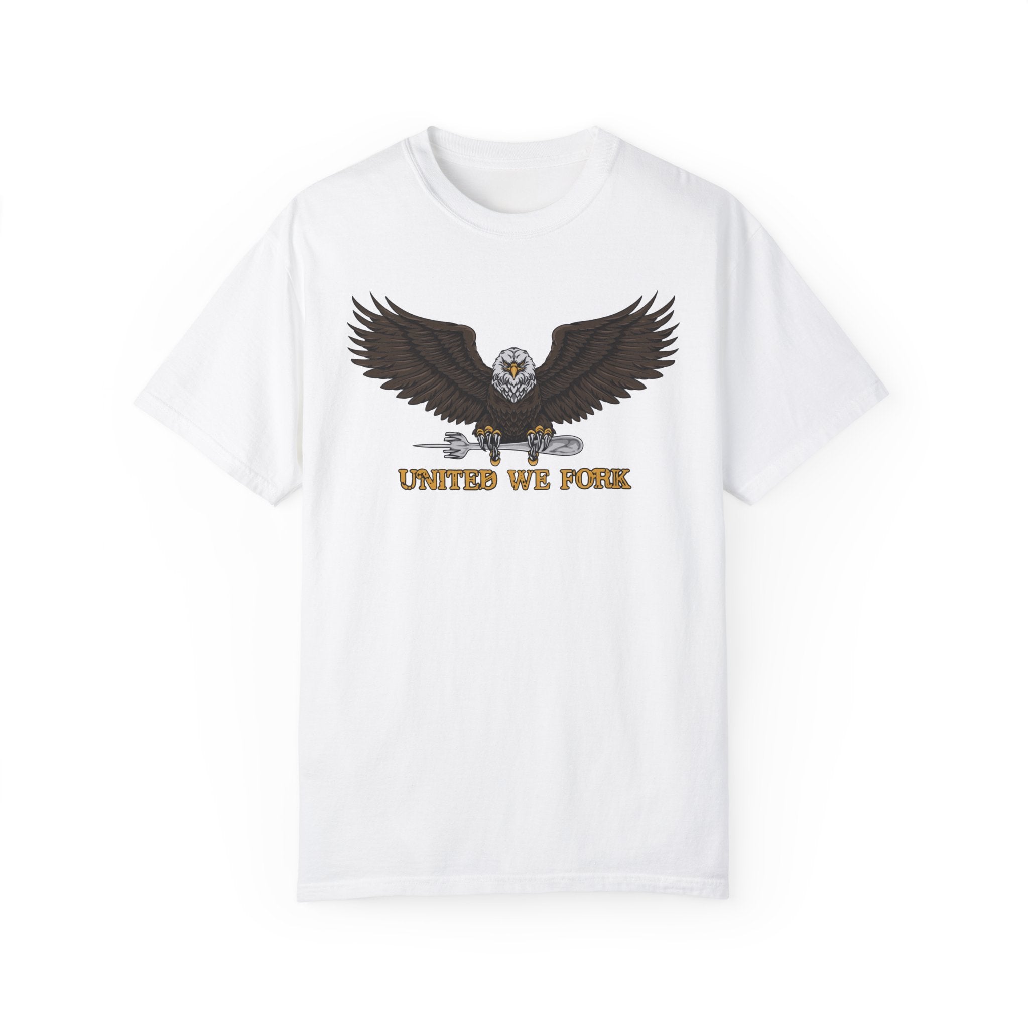 United We Fork Bald Eagle T-Shirt