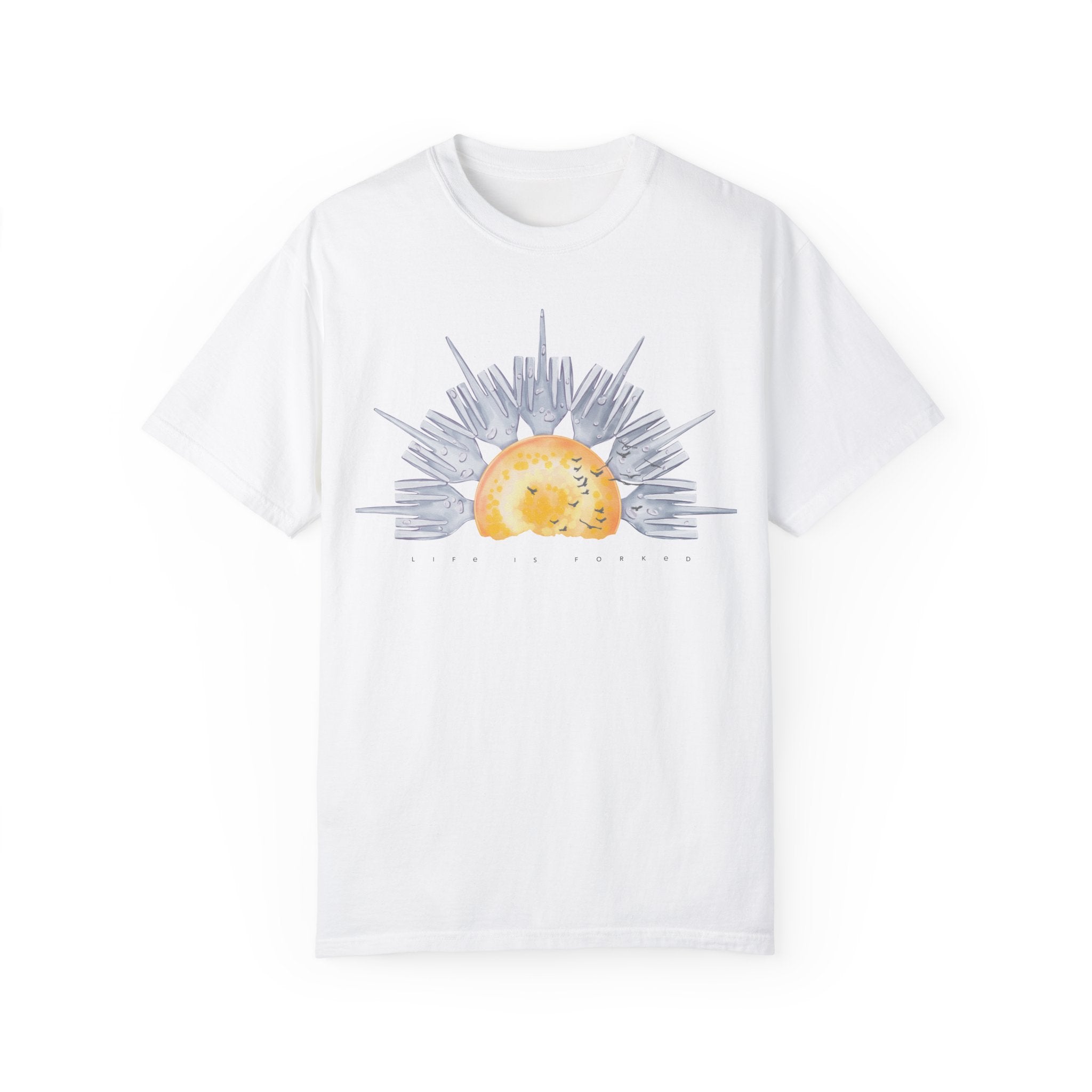 Life is Forked: Forking Watercolor T-Shirt