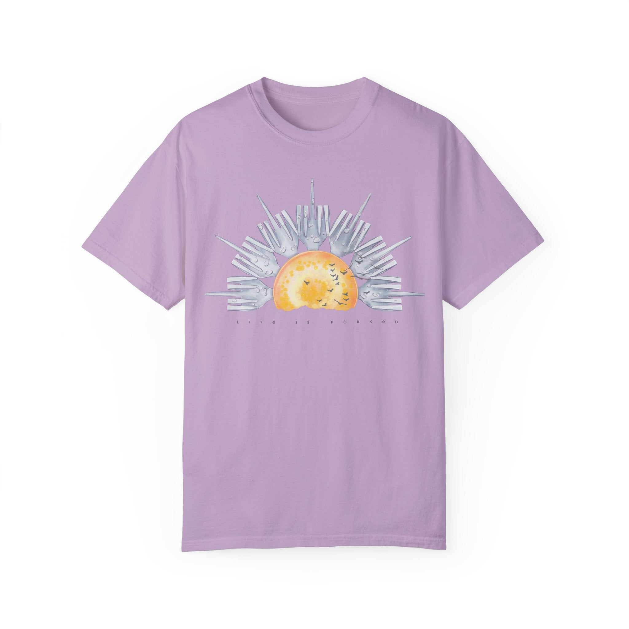 Life is Forked: Forking Watercolor T-Shirt