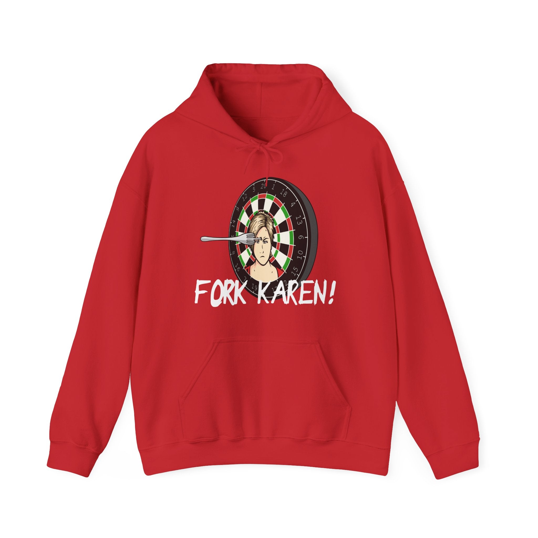 Fork Karen Dartboard Hoodie