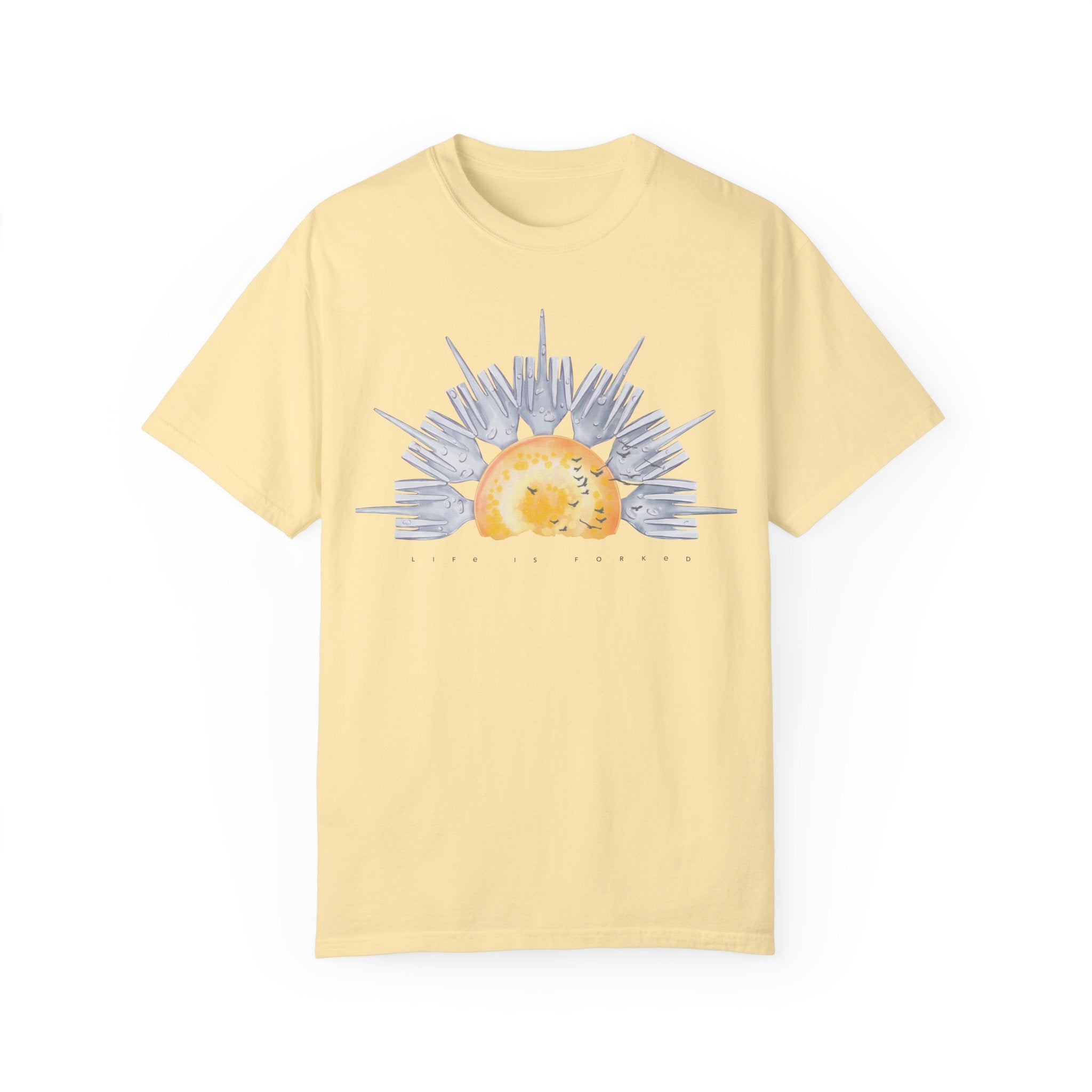 Life is Forked: Forking Watercolor T-Shirt