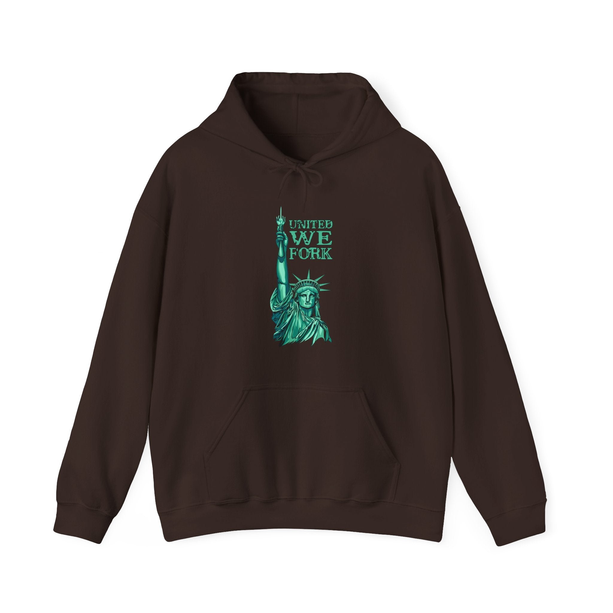 United We Fork Statue of Liberty Hoodie