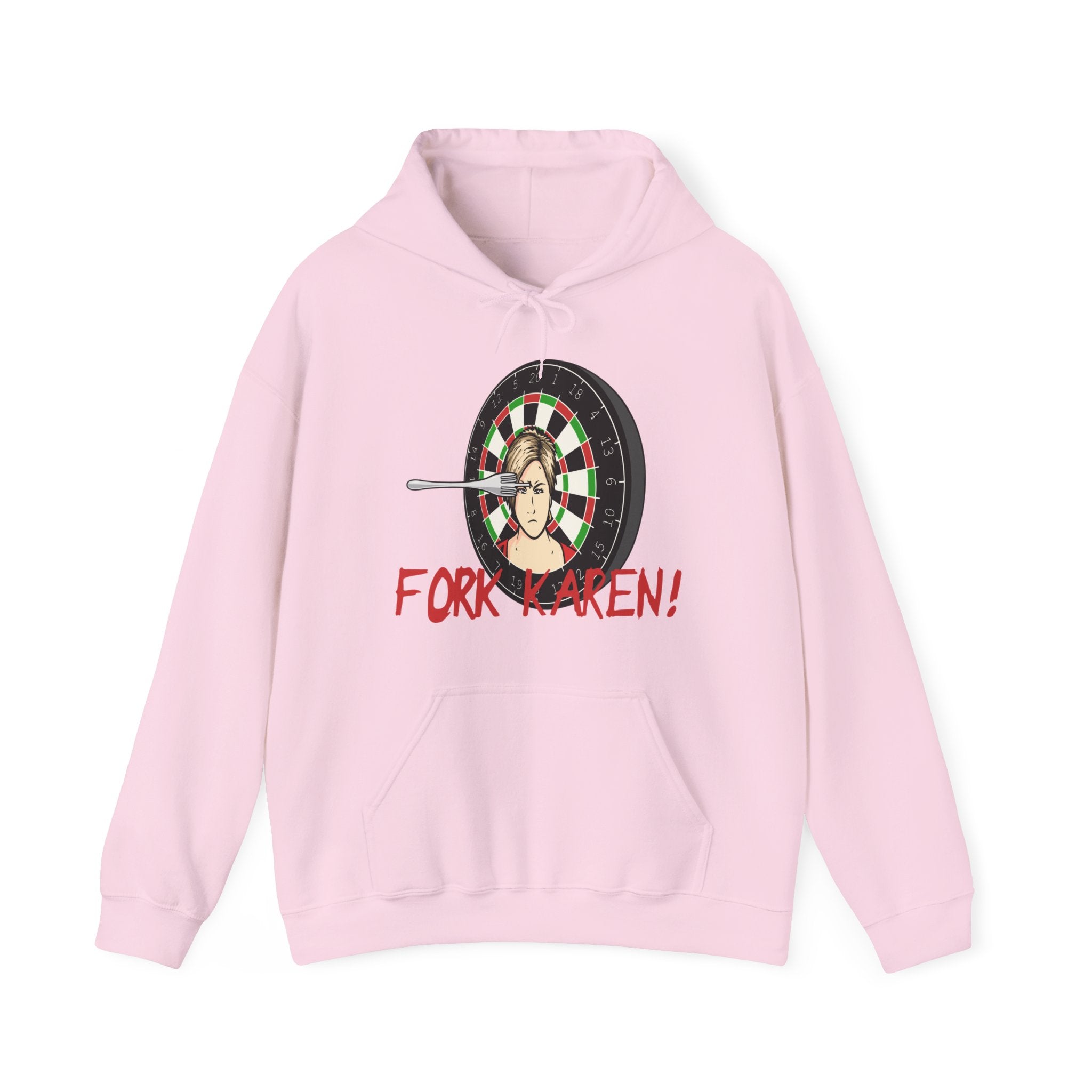 Fork Karen Dartboard Hoodie