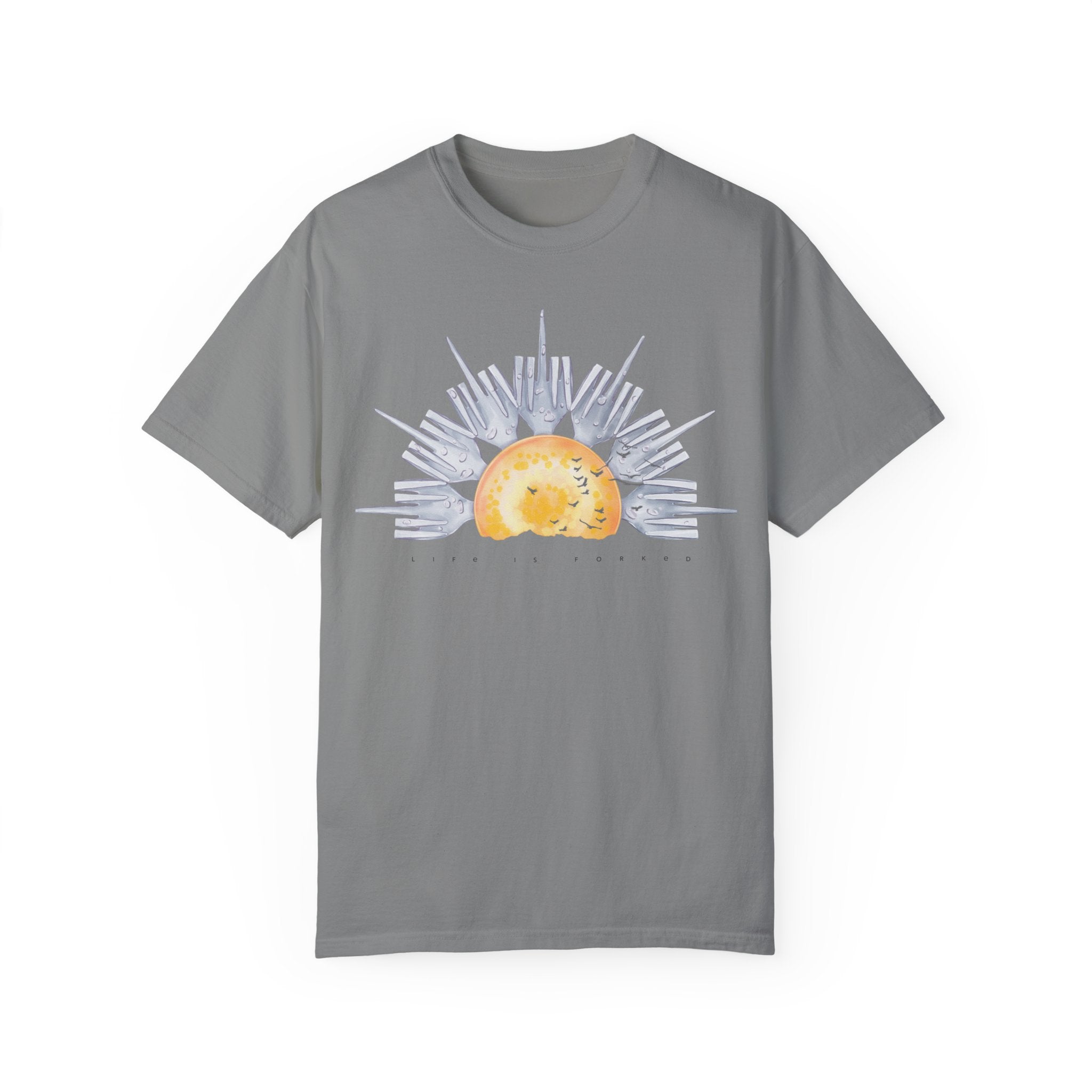 Life is Forked: Forking Watercolor T-Shirt