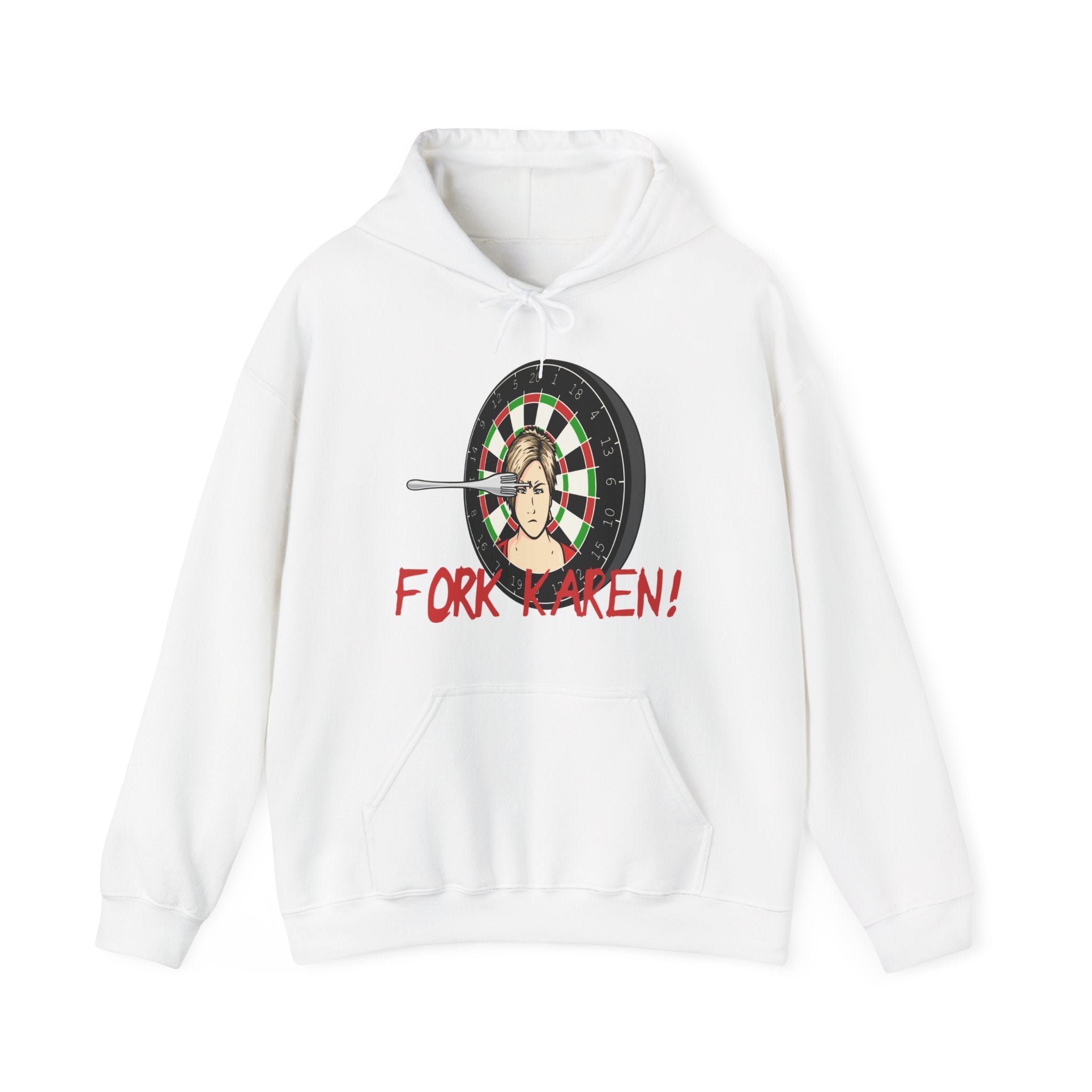 Fork Karen Dartboard Hoodie